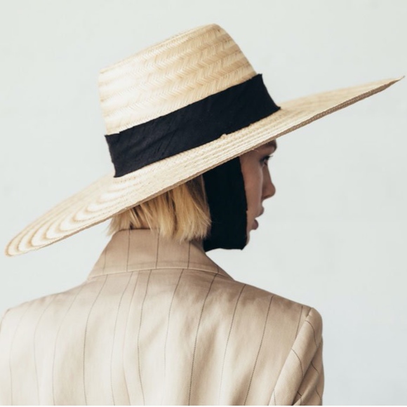 Janessa Leone Romy Straw Wide Brim Hat - Picture 8 of 8